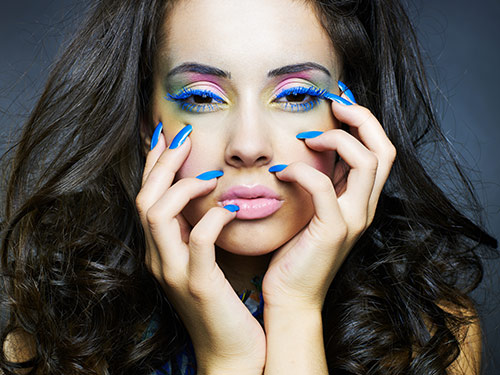 All About Blue Manicure