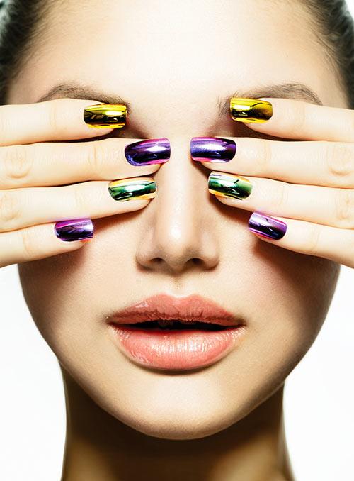 Metallic And Jewel Nail Polish Tones