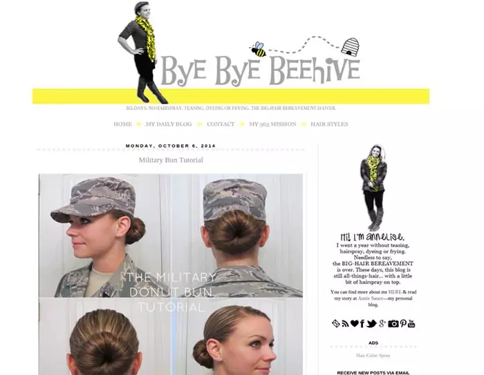Bye Bye Beehive hairstyle blog