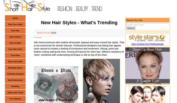 Short Hair Style hairstyle blog
