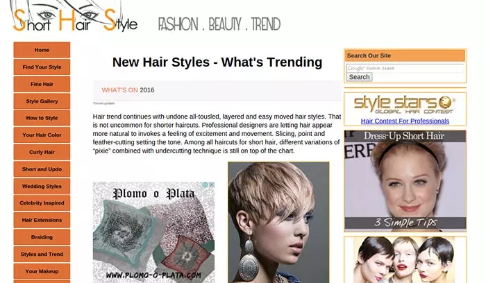 Short Hair Style hairstyle blog