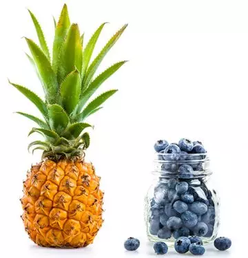 Blueberries And Pineapple