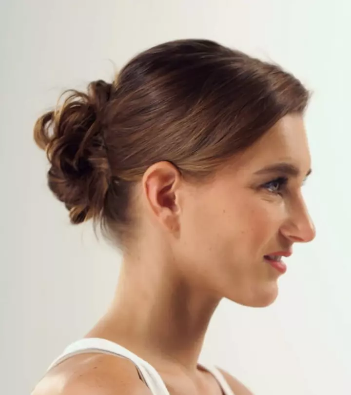 Amazing No Heat Curly Hair Updo For That Perfect Look
