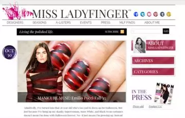 Miss Ladyfinger nail art blog