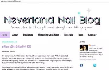 Neverland Nail Blog nail art blog