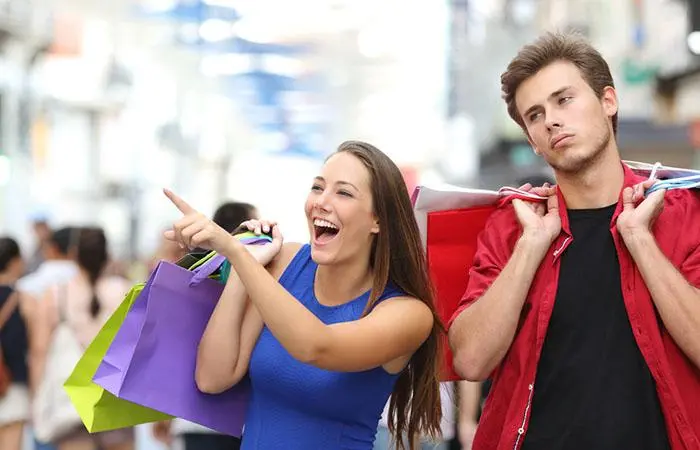 The only time you wish you had girlfriends is when you have to go shopping.