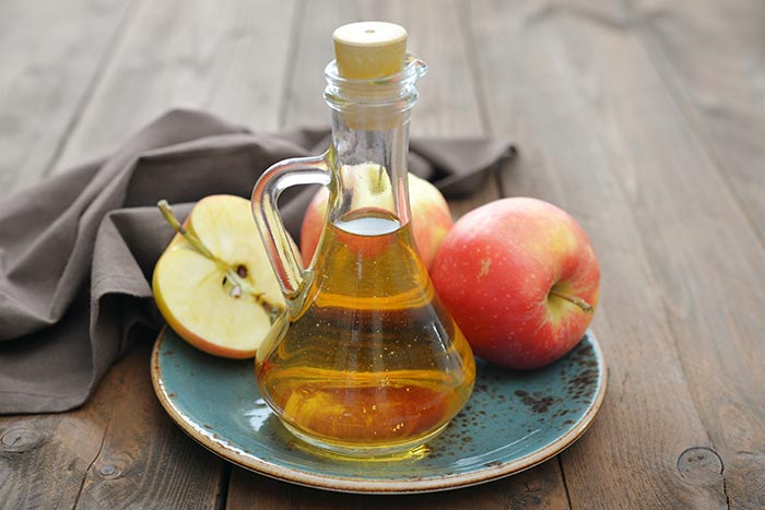 Apple cider vinegar to get rid of pimple in ear