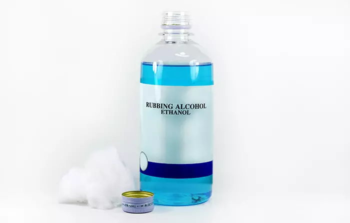 Rubbing alcohol to get rid of pimple in ear