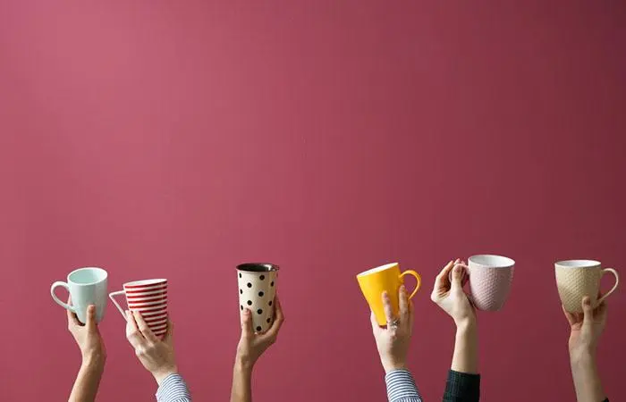 You have oversized mugs, especially for tea