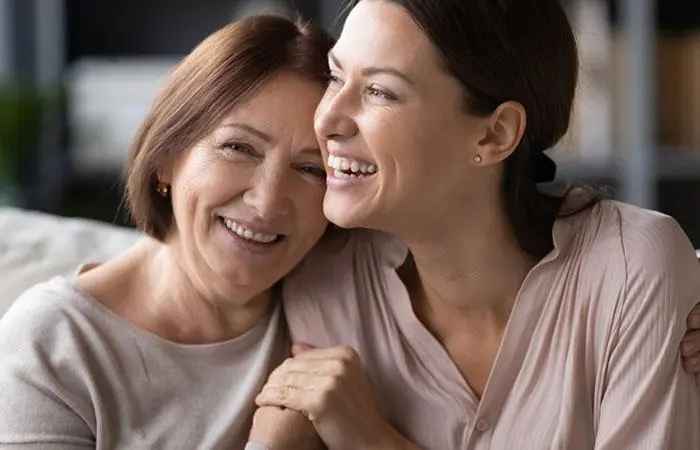 Your mom becomes your BFF