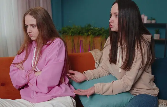 Fighting with your sibling can be disadvantageous for you