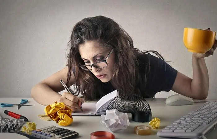 Most of the time, you're busy doing some or the other work