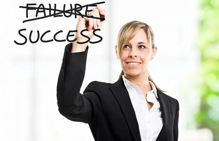 You don't let failure hold you back