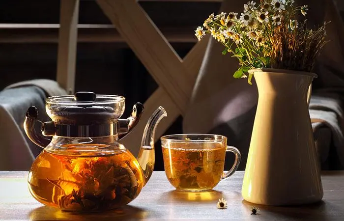 You find that a cup of chamomile tea at night is more comforting than a glass of wine
