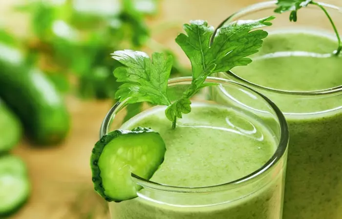 Spinach Cucumber Cooling Detox Smoothie