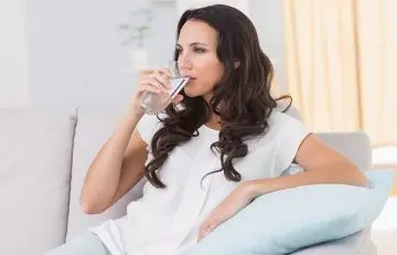 Drink more water to stop your period early