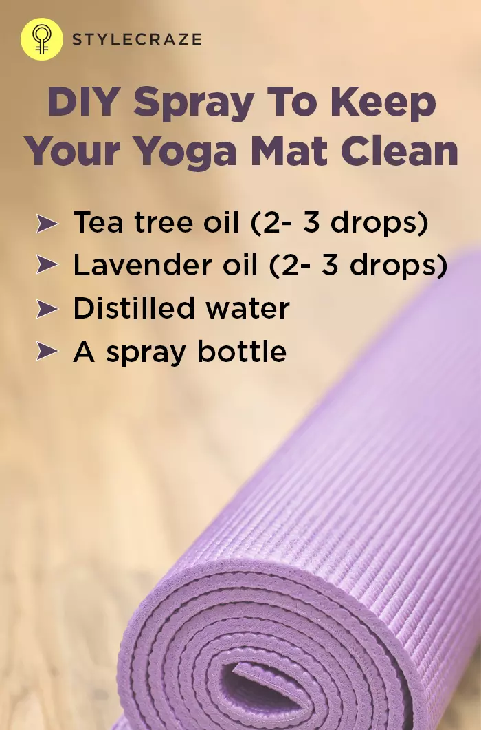 DIY Spray To Keep Yoaur Yoga Mat Clean_1