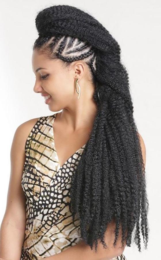 40 Awe Inspiring Ways To Style Your Crochet Braids