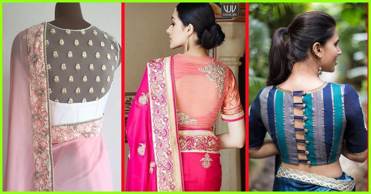 Verwonderend 50 Latest Saree Blouse Designs For 2019 That Will Amaze You FX-06