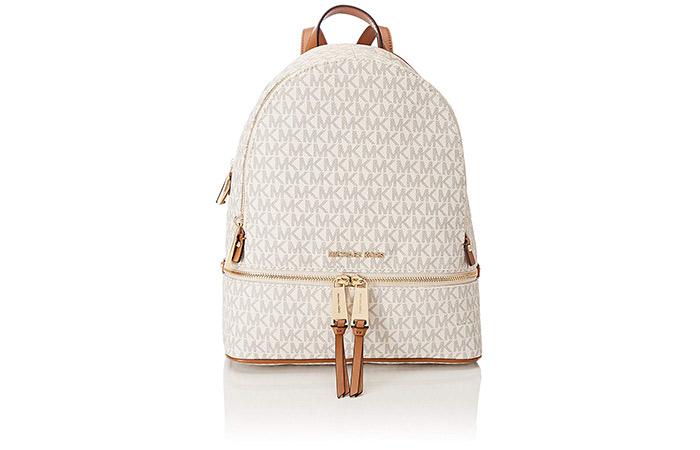 17. Michael Kors Rhea Zip - Vanilla Signature