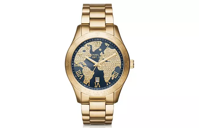 Gold layton pave MK 5959 Michael Kors watch for women