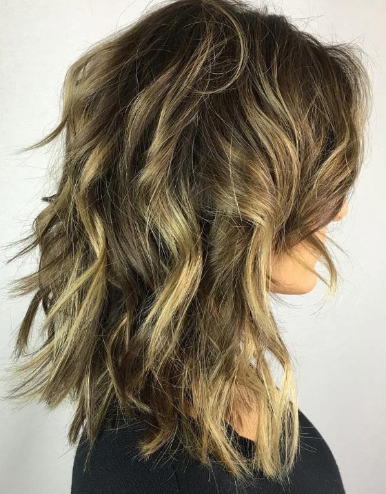 Bright blonde balayage