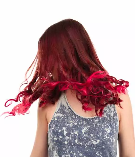 Bubblegum swirl balayage hair color idea