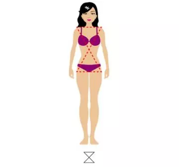 Lingerie ideal for hourglass body type