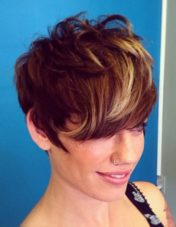 Pixie highlights for brown hair