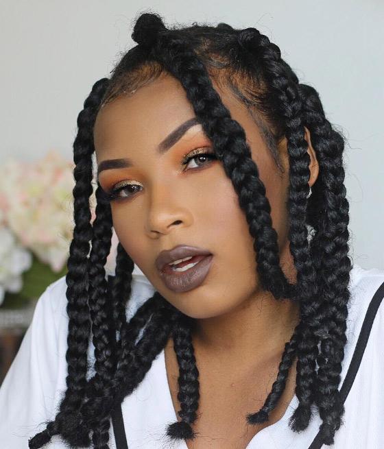 35 Bombass Ways To Style Your Bodacious Box Braids