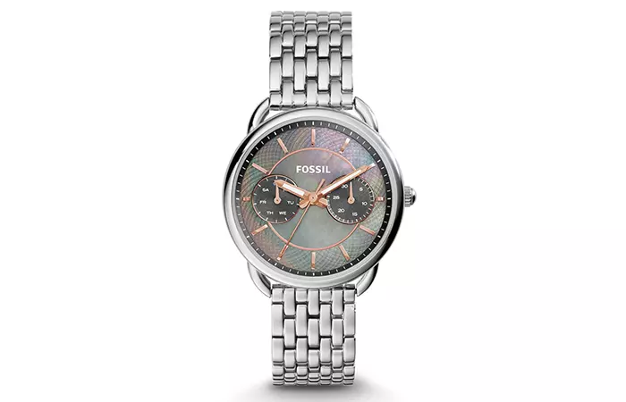 Best Fossil Watches For Indian Women - 16. Stainless Steel Multi-Function Watch