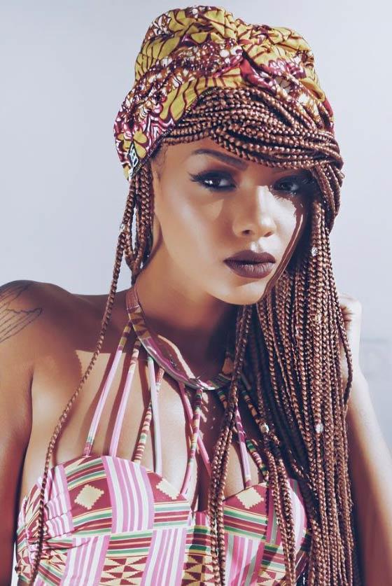 Bodacious turban box braids