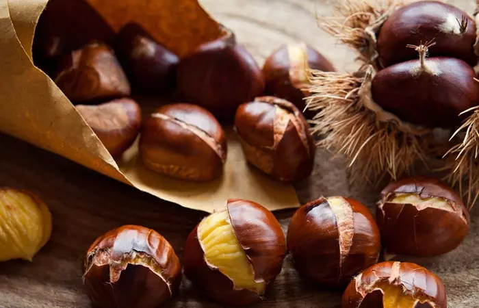 Chestnuts are high fiber foods for weight loss