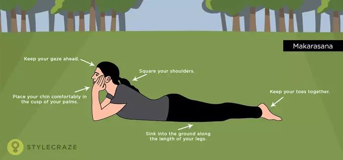 What you should know before practicing Makarasana yoga