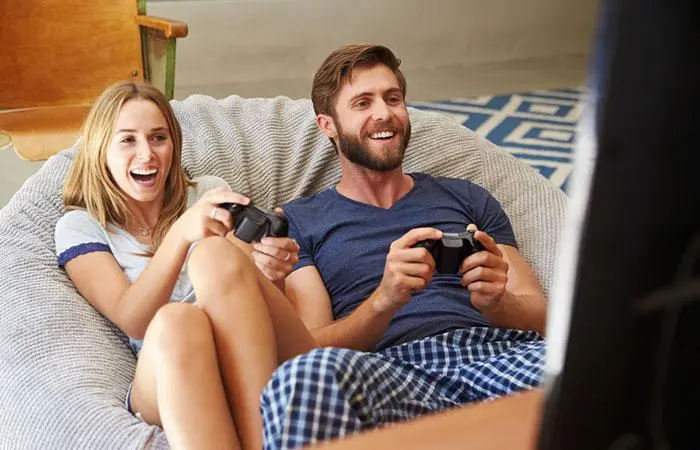 When you hang out with him sans makeup