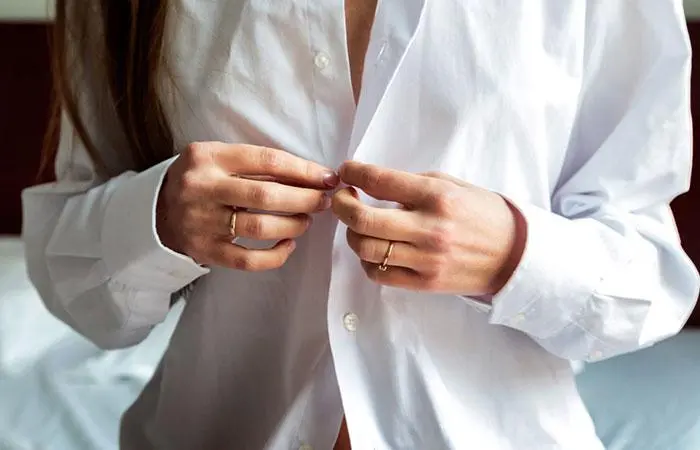 When you try out his clothes