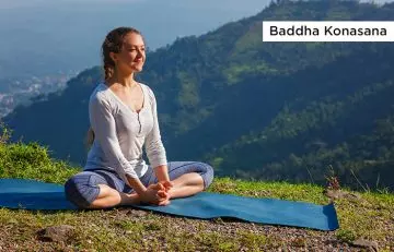 Baddha-konasana or cobbler pose benefits