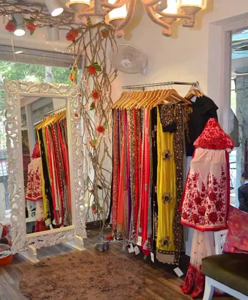 Ornate boutique in Delhi