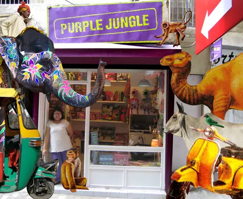 Purple Jungle boutique in Delhi