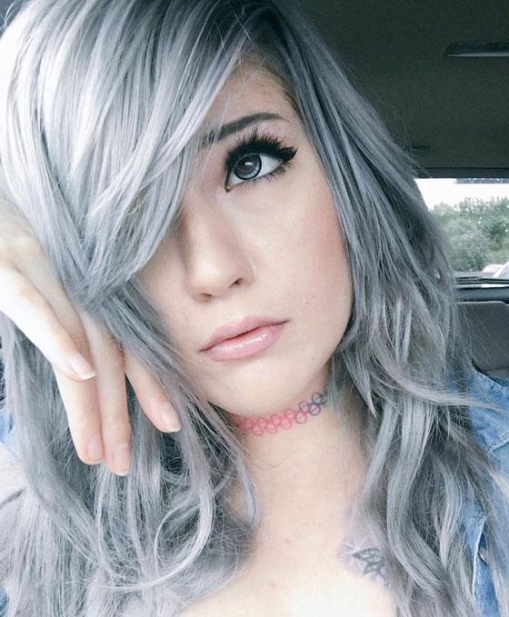 Silver Gray Hair Color Chart