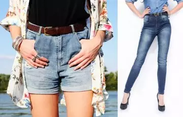 Select jeans or shorts