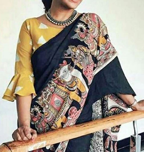 50 Latest Silk Saree Blouse Designs Catalogue 2019
