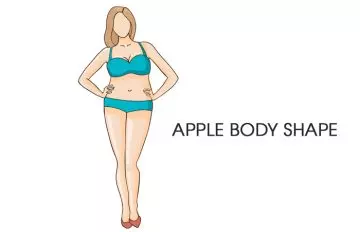 What is an apple body shape