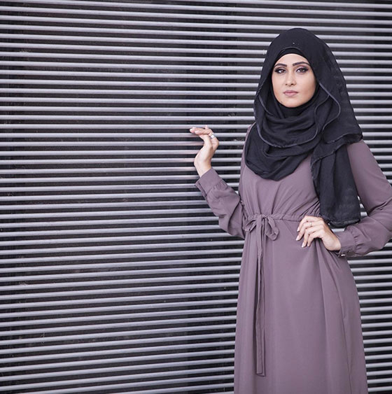 How to wear Arabic hijab style