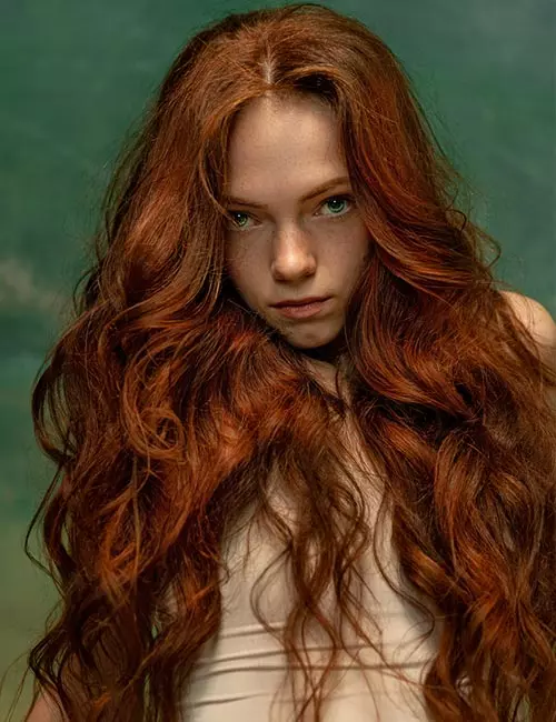Ginger hair color idea