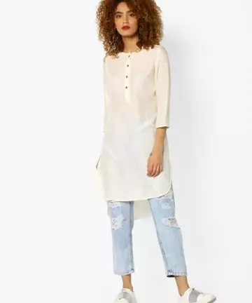 High-low kurti is suitable for all body types