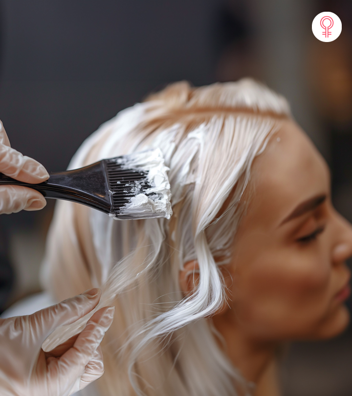woman doing a High Lift Hair Color