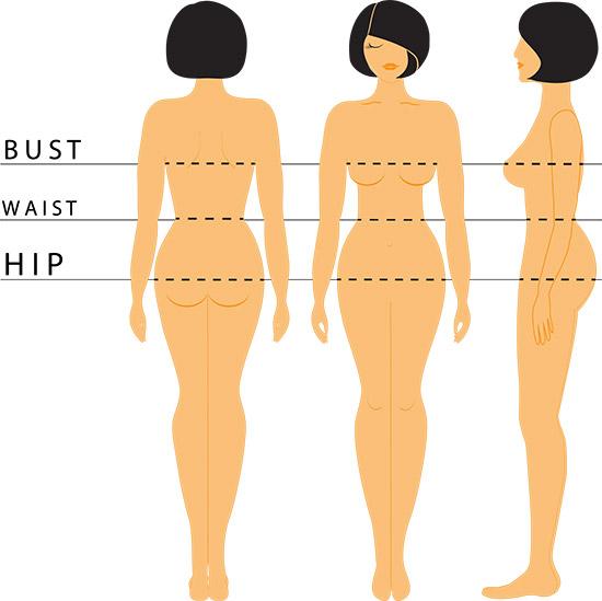 dress types for different body shapes