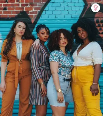 Group of girls enjoying bridal shower party