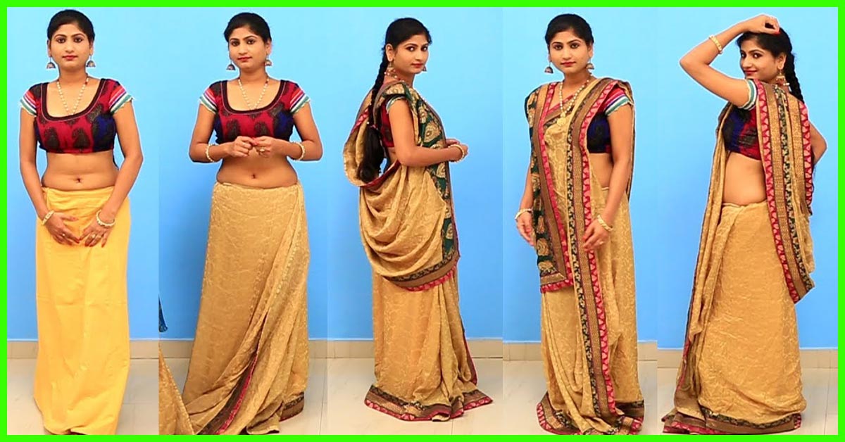 How To Wear A Saree In Bengali Style ...